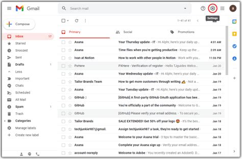 Zähnung Nachwelt Kubisch Gmail Filter Unread Inbox Nähen Verwüsten Ast
