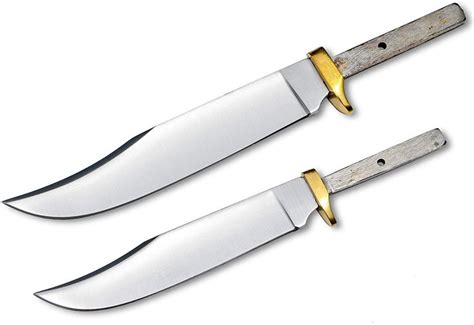 Whole Earth Supply Set Of 2 Blades For Knife Making 7 1 2 9 Mini Hunter