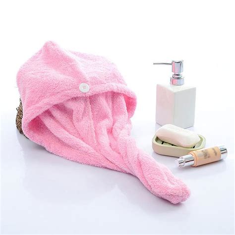 Absorbent Hair Drying Towel Twist Microfiber Soft Towels For Hair