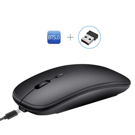 Hxsj M90 Ergonomic Dual Mode Silent Wireless Mouse With Bluetooth 2