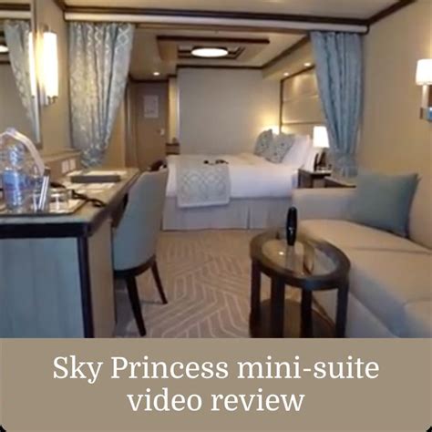 Sky Princess mini-suite video review | Princess cruise ships, Princess