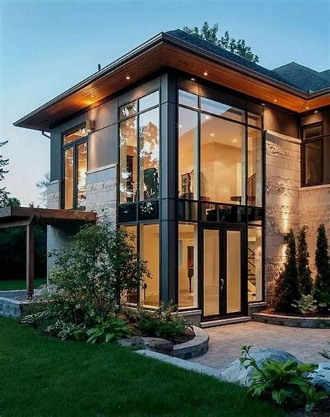 Elegant And Cozy Home Designs Modern Adobe House Exterior Modern