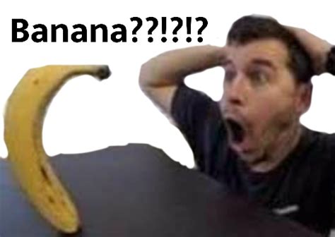 Man Shocked At Banana Blank Template Imgflip