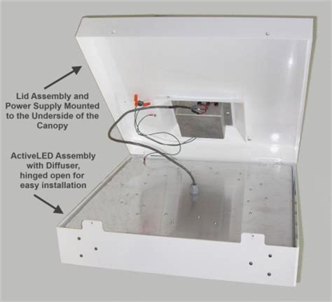 System lumen efficacy up to 125 lm/w c. CPY4 Series ActiveLED® Canopy Light for Parking Structures ...