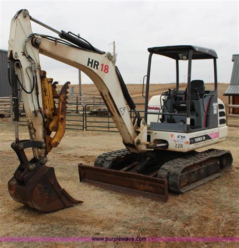 2005 Terex Hr18 Compact Excavator In Spivey Ks Item F7568 Sold