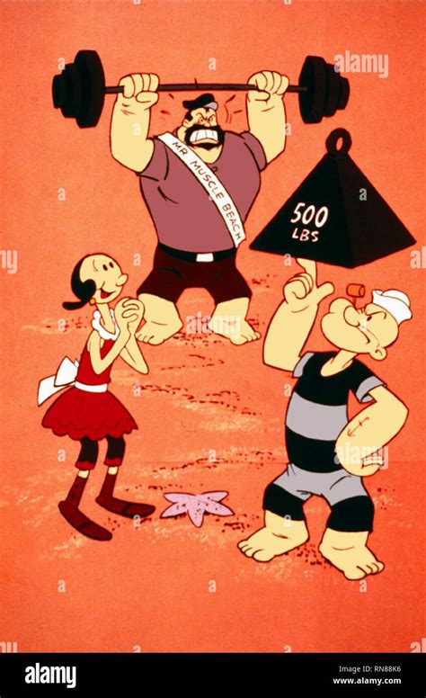 Oyl Bluto Brutus Popeye Popeye Der Seemann Stockfotografie