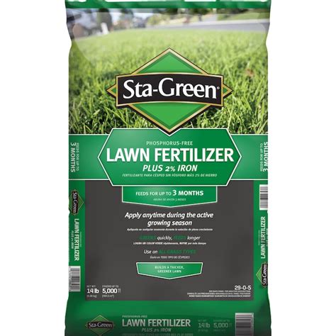 Sta Green 5000 Sq Ft 29 5 In The Lawn Fertilizer Department At