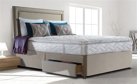 It's ideal for restless and light sleepers since there's not as much of a chance of disturbing or being disturbed by a partner. Sealy Pearl Luxury Super King Size Divan Bed | Furniture ...