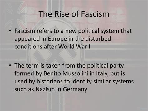 Ppt The Rise Of Fascism Powerpoint Presentation Free Download Id