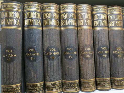 The Encyclopaedia Encyclopedia Britannica 30 Volume Set Leather
