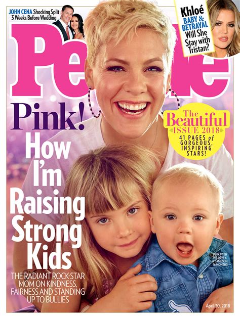 Pink Covers Peoples 2018 Beautiful Issue With Her 2 Kids Tom Lorenzo