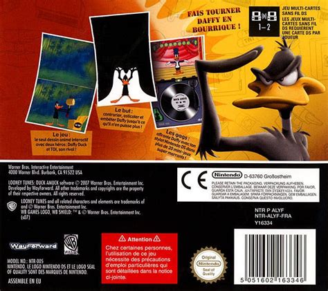 Looney Tunes Duck Amuck Boxarts For Nintendo Ds The Video Games Museum