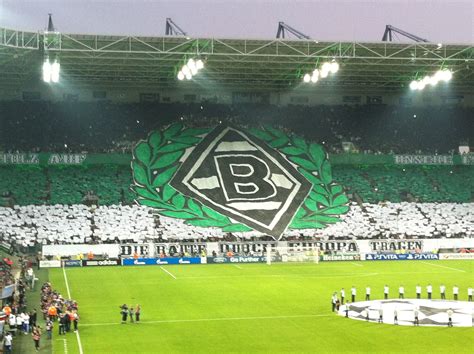 borussia park in mönchengladbach beim hinspiel der champions league gegen dynamo kiew a