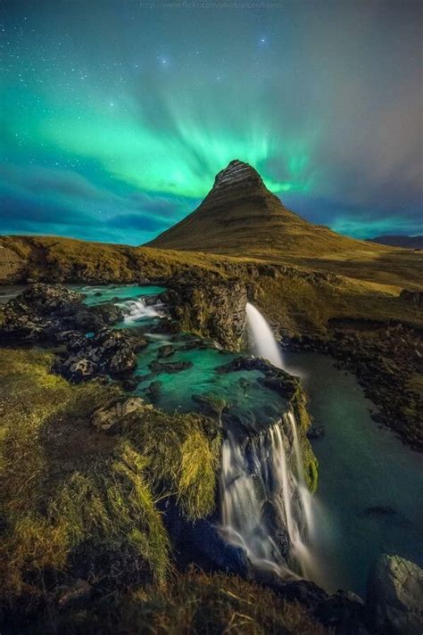 Northern Lights Kirkjufell Iceland Photo By Coolbiere A