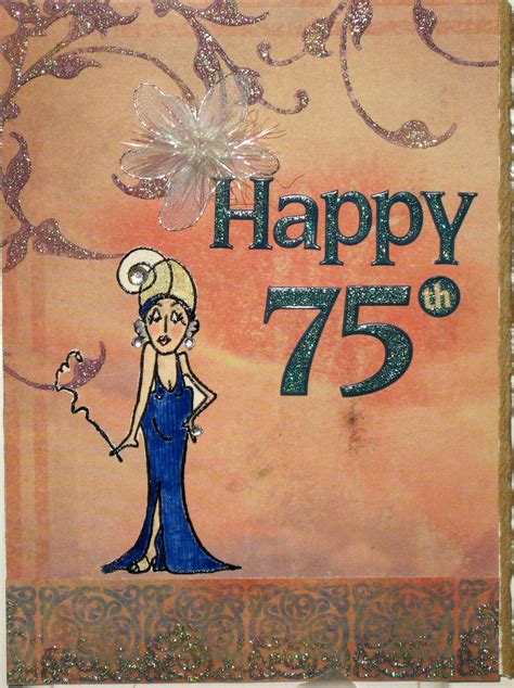 75th Birthday Card 154