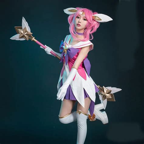 Anime Cosplay Lol Magic Girl Skin Cos Jinx Cosplay Costume Halloween