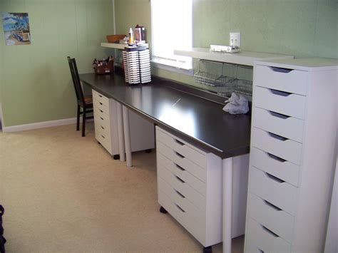 Scrapbooking Desk New Countertop Desk With Two Workstations By