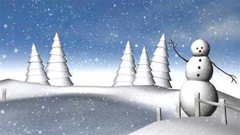 Winter Snowscape Loop Hd An Animated Background Loop