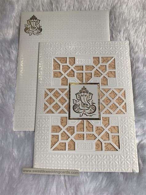 Folder Style Wedding Invitation Card Swastik Cards