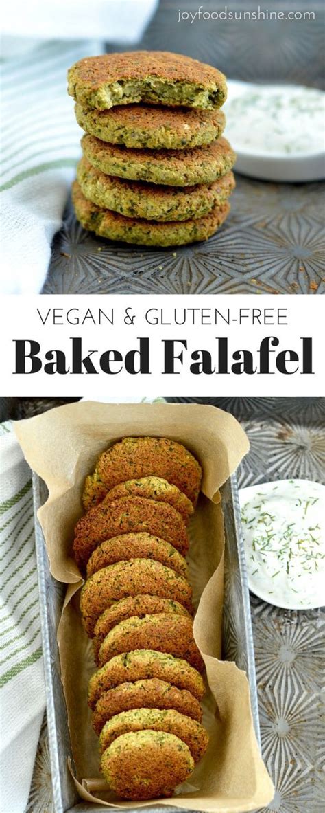 Baked Falafel Joyfoodsunshine Recipes Vegan Dinners Vegetarian Dishes