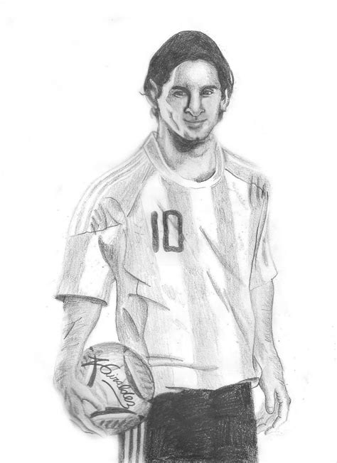 Caricatura De Messi Para Colorear Imagui