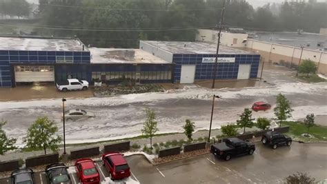 Severe Storms Hammer Omaha With Hail Video Dailymotion