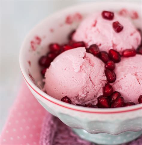 Pink Pomegranate Ice Cream Making Homemade Ice Cream Homemade Ice