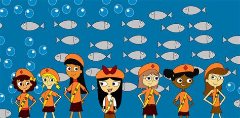 phineas and ferb fireside girls underwater by kbinitiald on deviantart