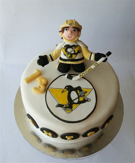 Âåñü eishockey â ïðÿìîì ýôèðå. Hockey cake | Motivtorten, Eishockey, Kuchen