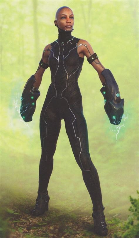 Black Panther Awesome Shuri Concept Art Gives Tchallas Sister A