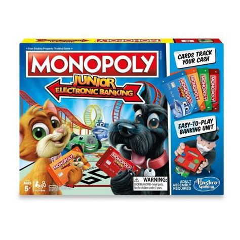 Hasbro E1842 Joc de societate Hasbro Monopoly Junior Banca Electronica ...