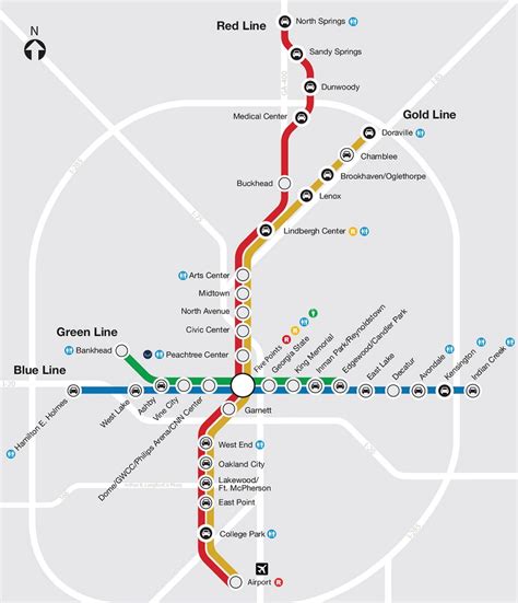 Atlanta Marta Stations Route Map Tickets And Schedule 2024
