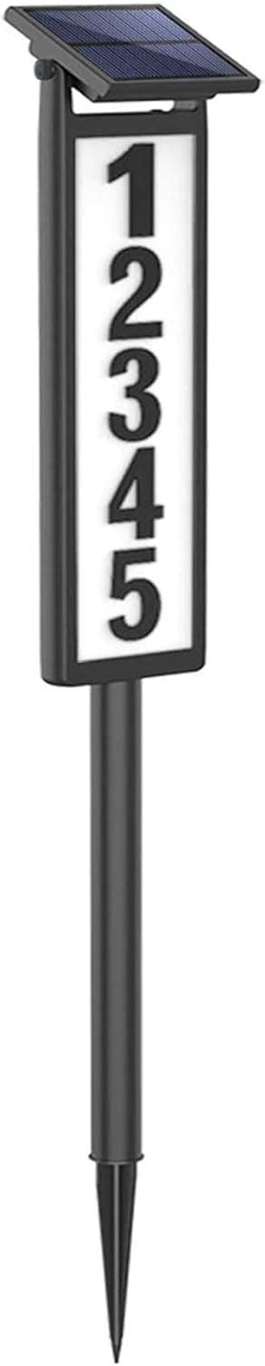 Buy Sungath Lighted House Numbers For Outside Waterproof Solar Address