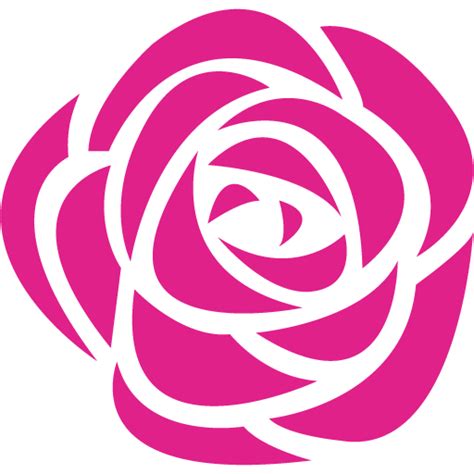 Barbie Pink Rose Icon Free Barbie Pink Flower Icons