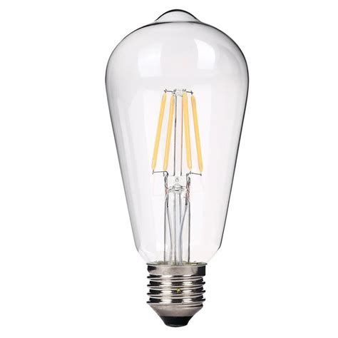 Buy 1pcs 4w St64 E27 Led Filament Bulb Clear Grass