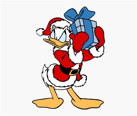 Donald Duck And Daisy Duck Christmas Hd Png Download Transparent Png