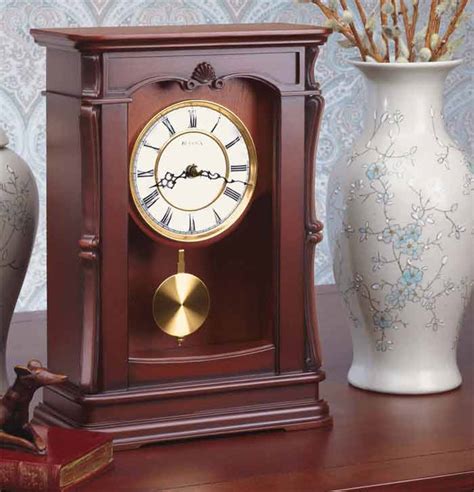 Bulova Abbeyville B1909 Chiming Mantel Clock The Clock Depot