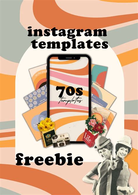 The Instagram Templates For 70s Freebie