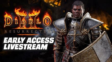 Diablo 2 Resurrected Paladin Livestream Early Access Beta Youtube