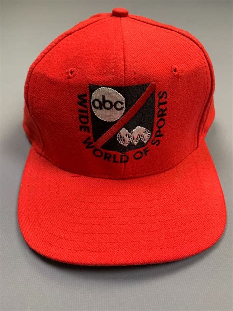 Abc Wide World Of Sports Embroidered Snapback Hat Boardwalk Vintage