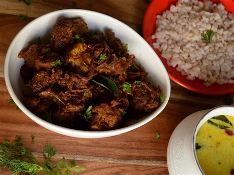 Indulge Kerala Mutton Roast Easy Kerala Style Mutton Varatiyathu