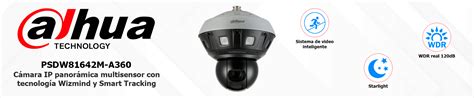 Cámara De Seguridad Ip Dahua Psdw81642m A360 Multisensor