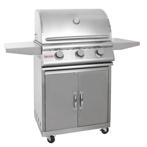 This explanation is only for those using a gas grill to cook steak. Blaze 25" 3 Burner Grill On Cart - BBQ Grill People