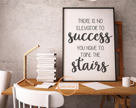 Office Motivational Quote Workspace Wall Decor Svg Cut Files Etsy