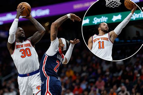 Julius Randle Jalen Brunson Dominate Woeful Wizards For Knicks Fourth Straight Win