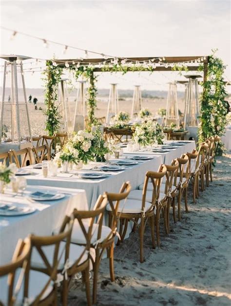 Outdoor Wedding Reception Table Setting Idea Via Bryan