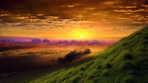 hd nature wallpaper with a picture of sunrise glory in 1920x1080 pixels nature desktop wallpaper