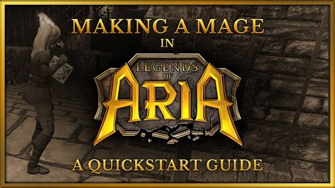 Doubly true if you're playing a pure magic character. Quickstart guide to making a mage in Legends of Aria - YouTube