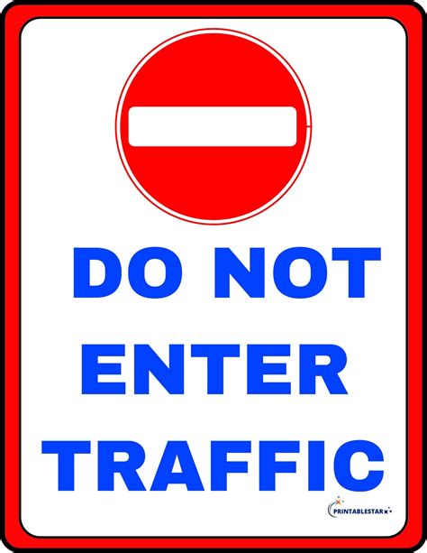 Do Not Enter Traffic Sign Free Download