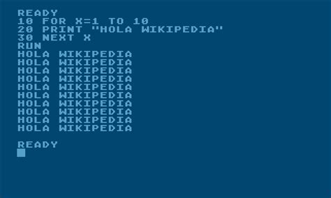Other programming languages (and even other versions of basic) have more ways to create a loop, for example with while or do.while commands, where loop can be exited when a logical condition is met. BASIC - Viquipèdia, l'enciclopèdia lliure